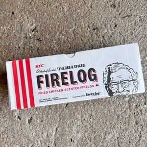 KFC Fried Chicken Scented Firelog New Unwrapped